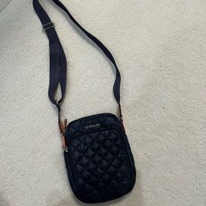 MZ Wallace navy crossbody bag